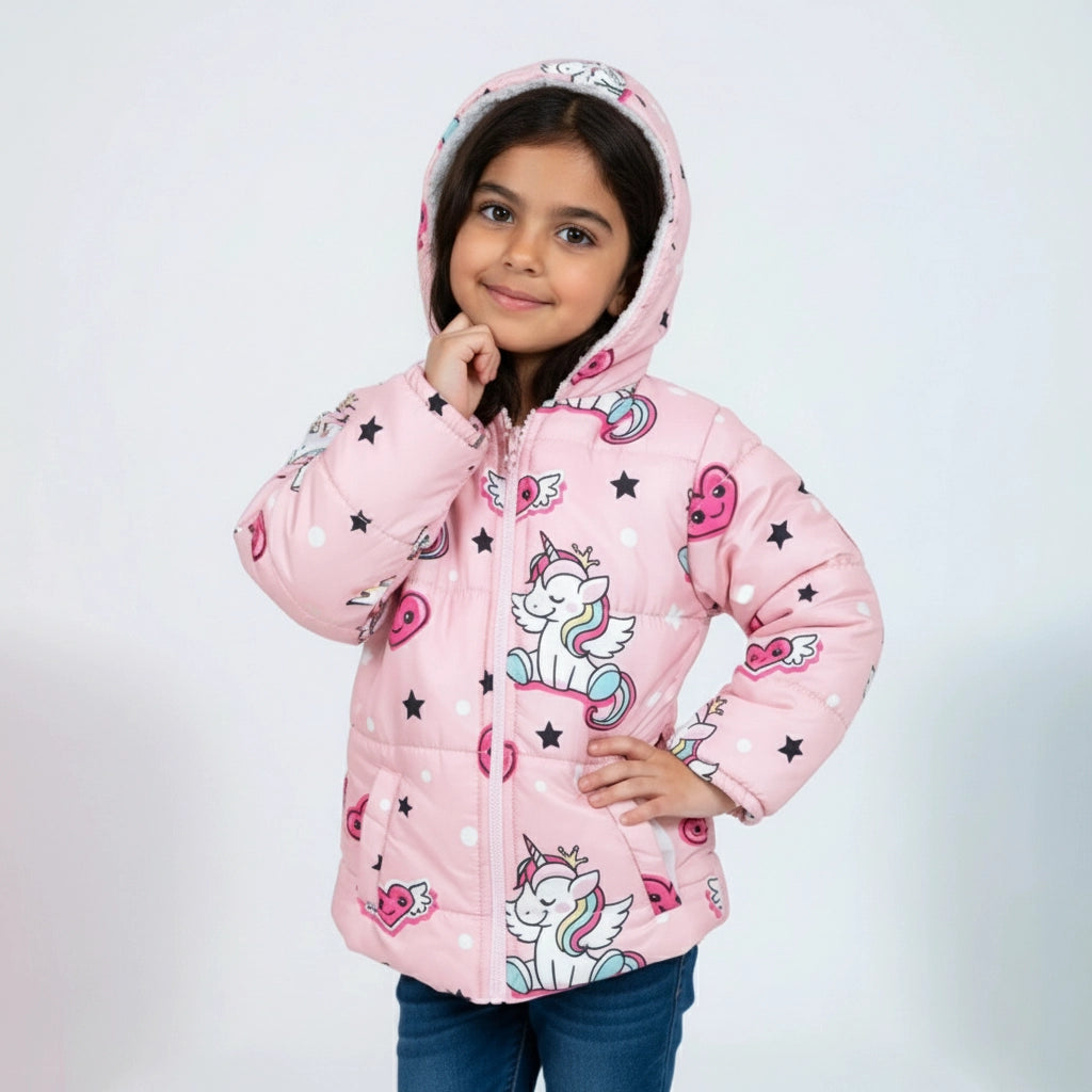 Unicorn Dream Puffer Jacket | Ages 1–8Y