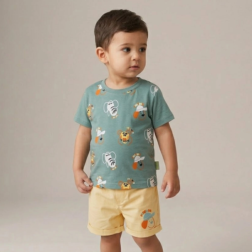 طقم Safari Friends الصيفي | من عمر ١٢ إلى ٢٤ شهر