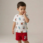 طقم Safari Friends الصيفي | من عمر ١٢ إلى ٢٤ شهر