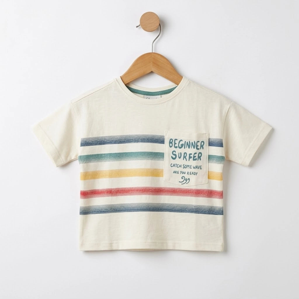 Beginner Surfer Kids T-Shirt | Ages 4Y-7Y