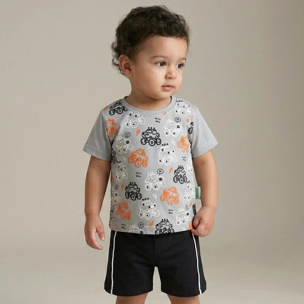 Monster Truck Cotton Set | Ages 12M-24M