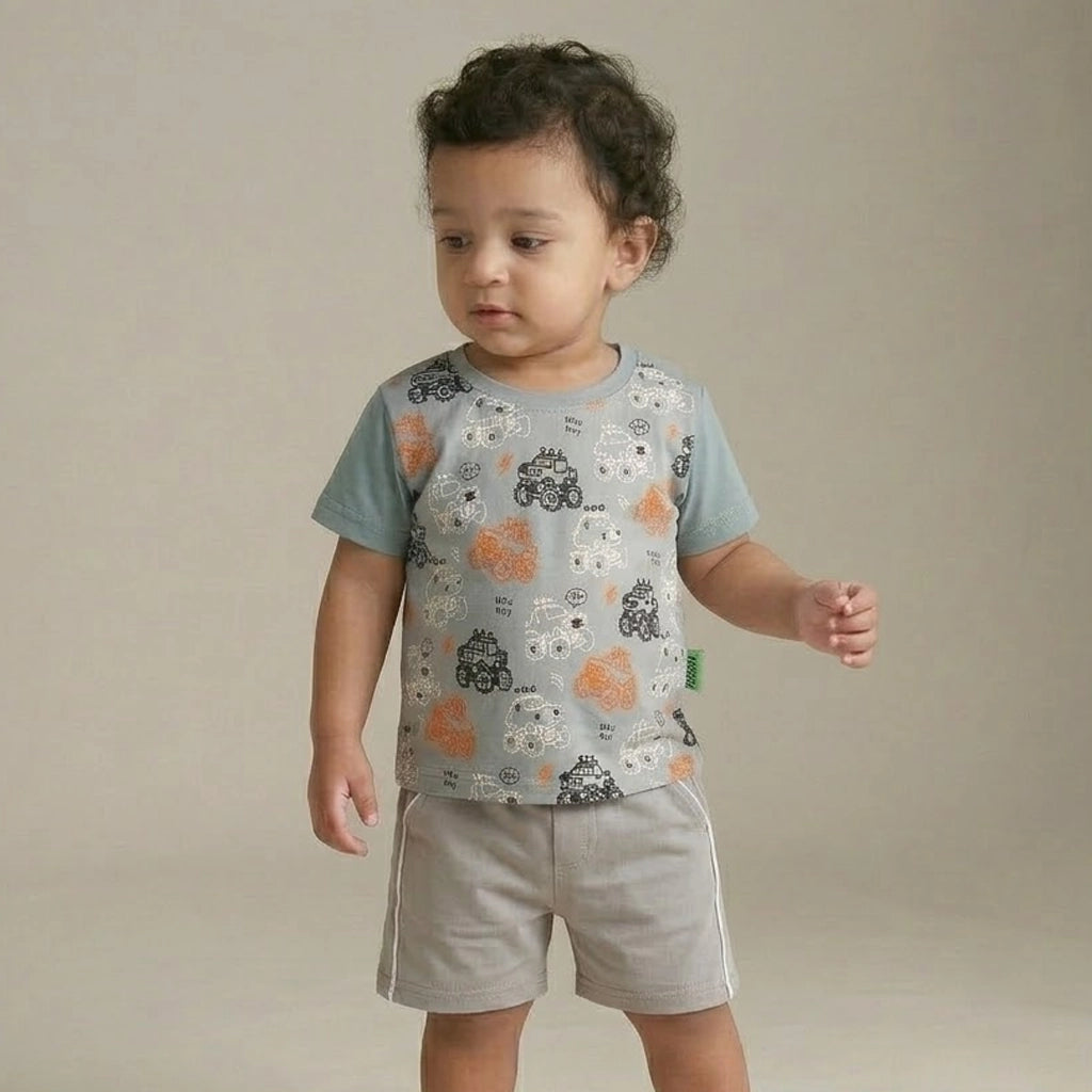 Monster Truck Cotton Set | Ages 12M-24M