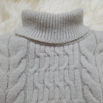 Classic Cable-Knit Turtleneck Pullover | Ages 2Y-6Y