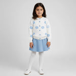 Sunny Daisy 3-Piece Set – Cardigan, Skirt & Tights | Ages 2Y-6Y
