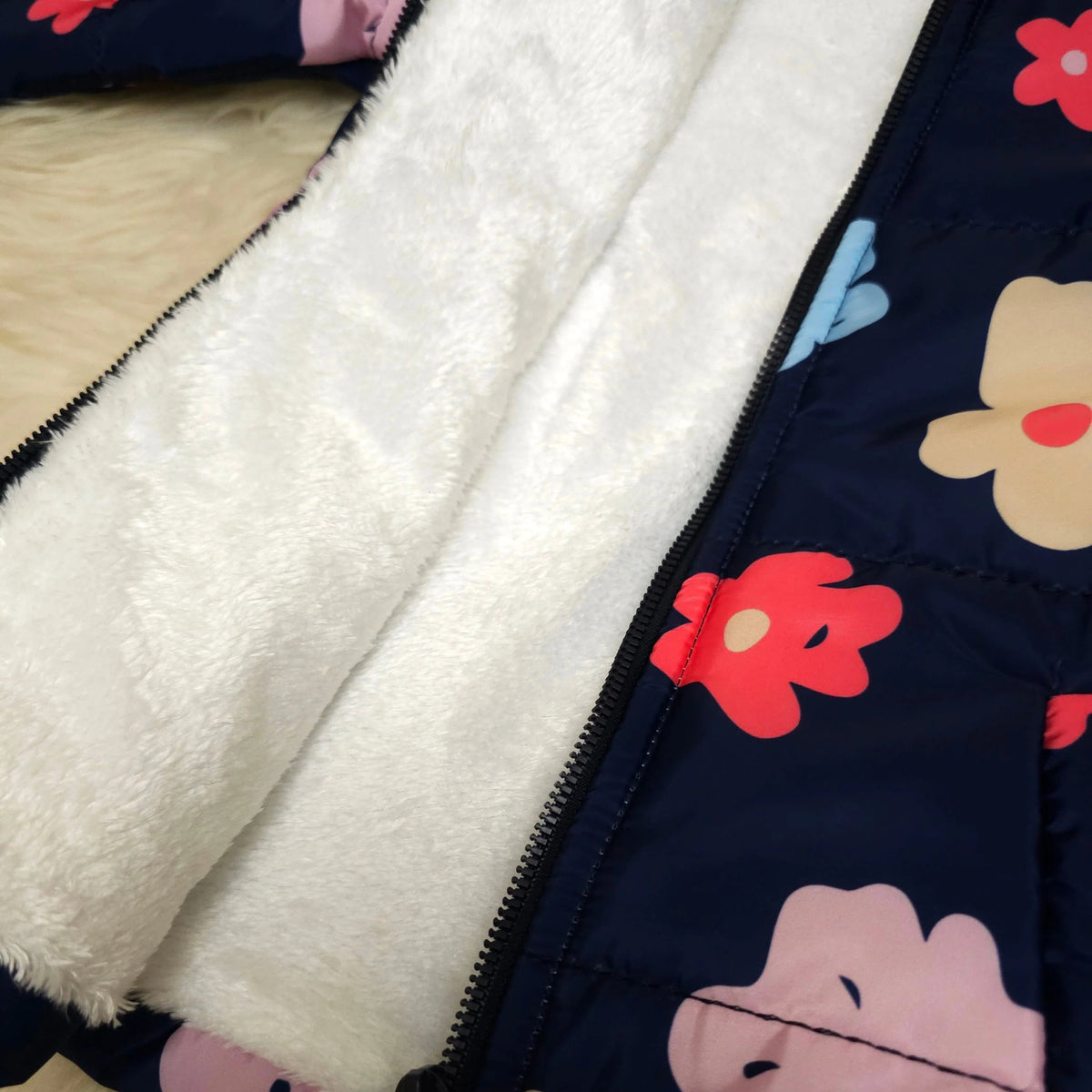 Flora Puff Jacket | Ages 1Y-8Y