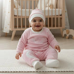 Glow-in-the-Dark Baby Pajama Set with Hat | 3M–12M