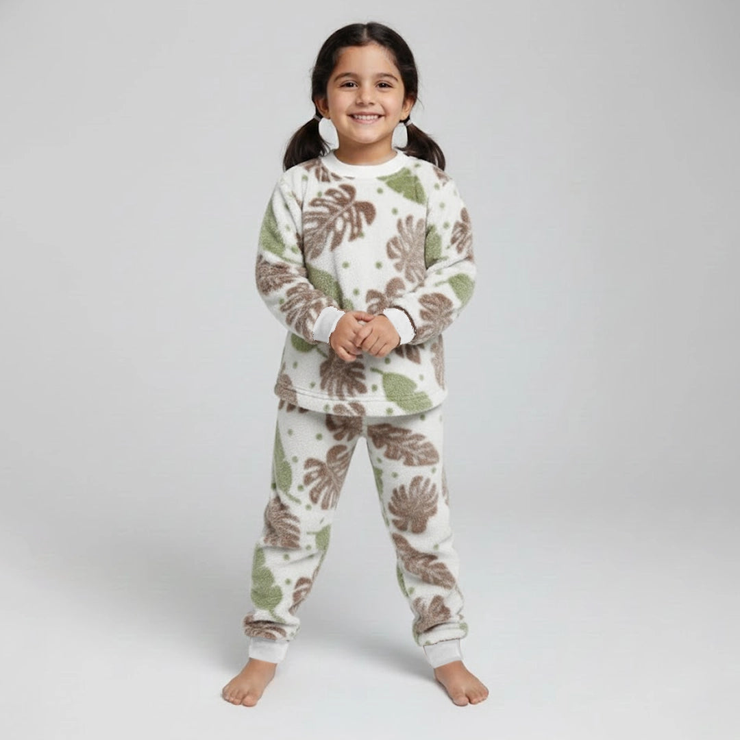 Glow-in-the-Dark Leaf Pajama Set | 2Y–6Y