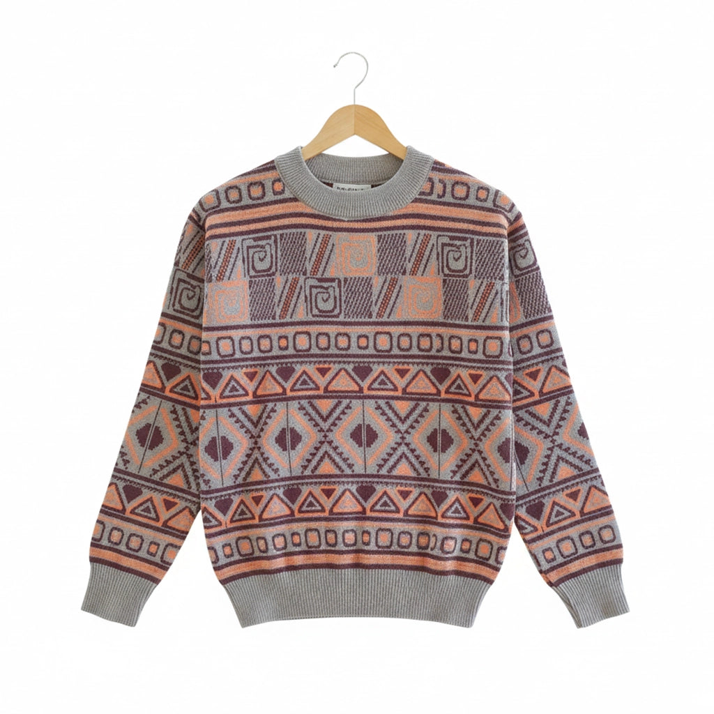 Geometric Knit Pullover | Ages 7Y-14Y