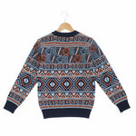 Geometric Knit Pullover | Ages 7Y-14Y