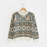 Geometric Knit Pullover | Ages 7Y-14Y