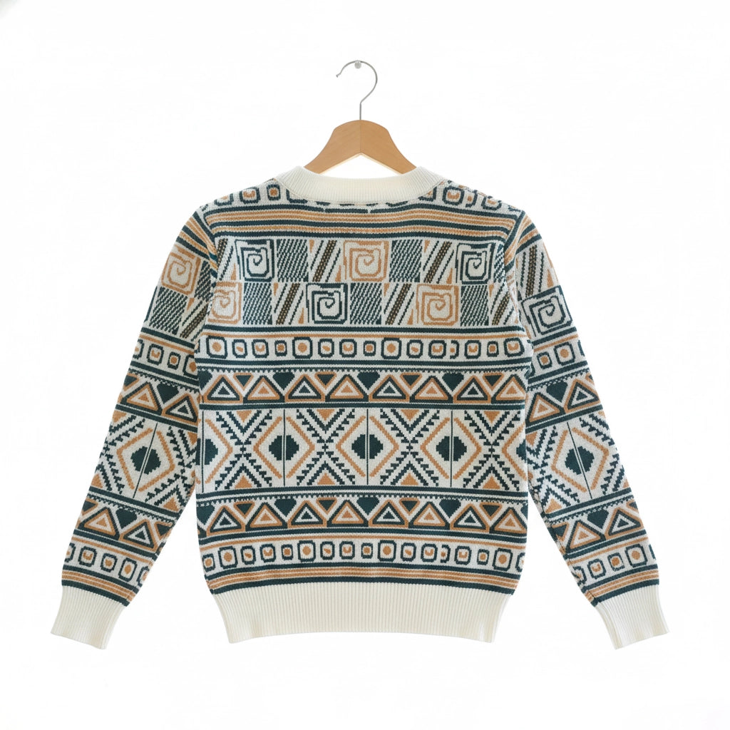 Geometric Knit Pullover | Ages 7Y-14Y