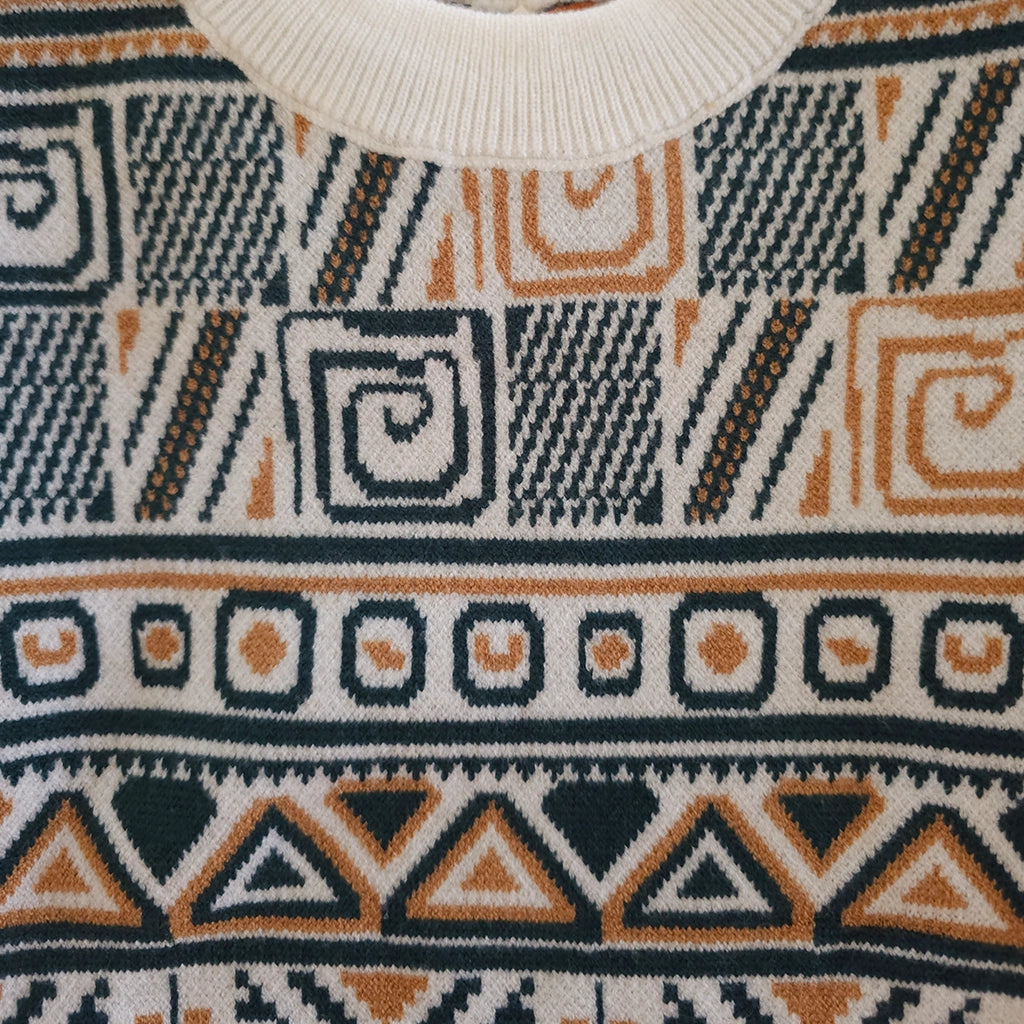 Geometric Knit Pullover | Ages 7Y-14Y