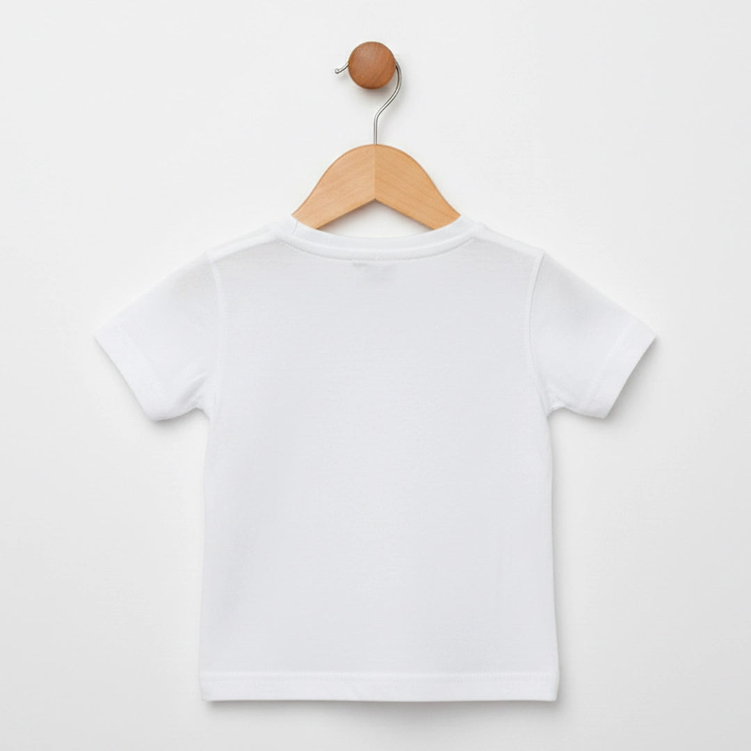 Happy Bear Cotton T-Shirt | Ages 6M–24M - Cubbies