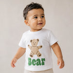Happy Bear Cotton T-Shirt | Ages 6M–24M - Cubbies