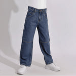 Boys Trailblazer Wide-Leg Jeans | Ages 5–9 Years