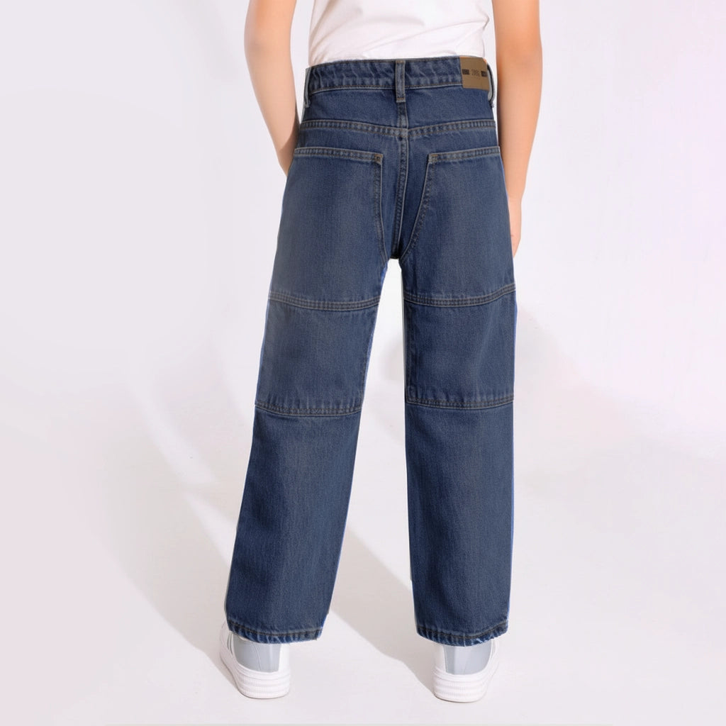 Boys Trailblazer Wide-Leg Jeans | Ages 5–9 Years