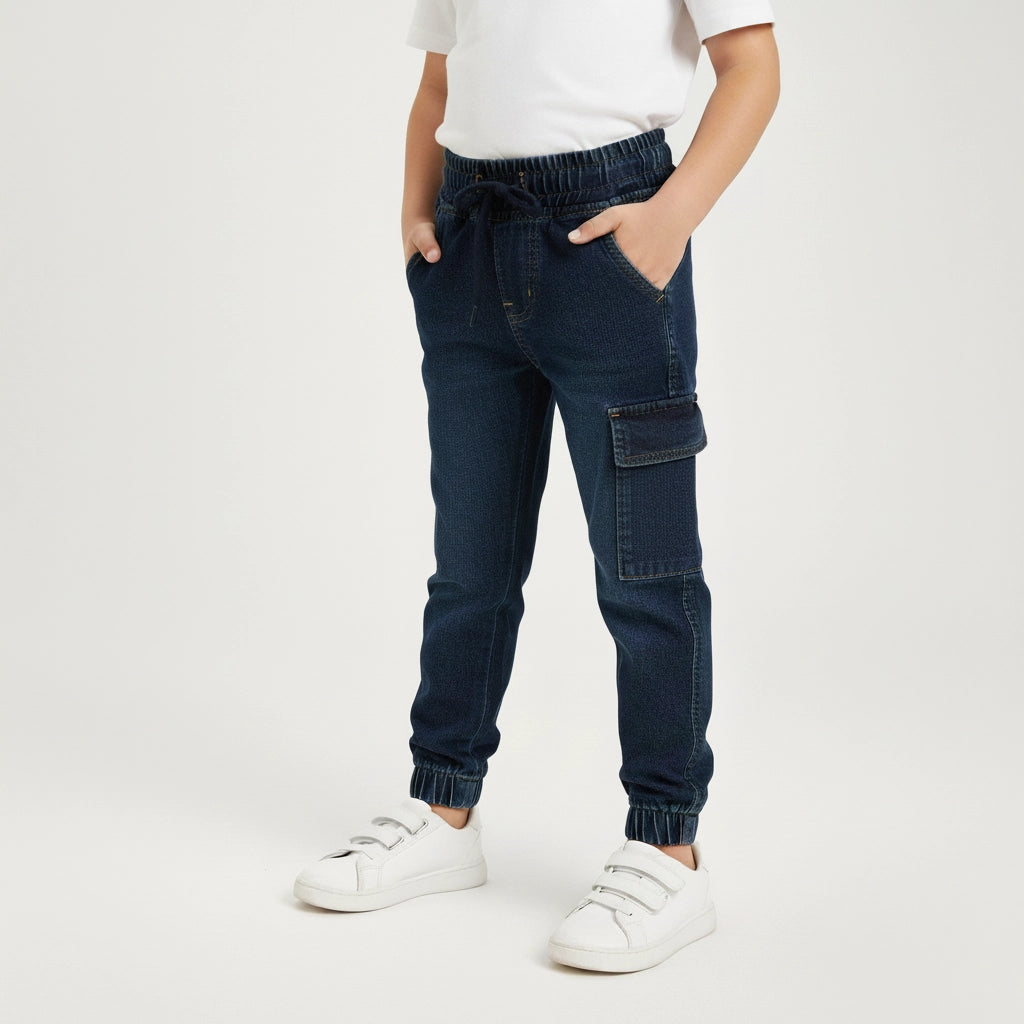 Boys Explorer Cargo Jeans | Ages 1–5 Years