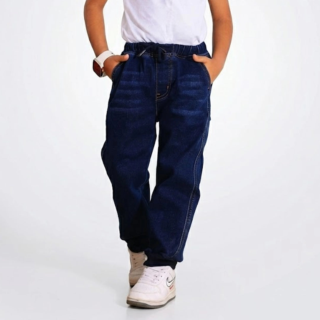 بنطلون Denim Jogger Jeans | من عمر سنة لـ ٥ سنوات