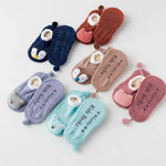 Kids Fuzzy Non-Slip Character Socks | Ages 0M-12M