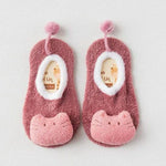 Kids Fuzzy Non-Slip Character Socks | Ages 0M-12M