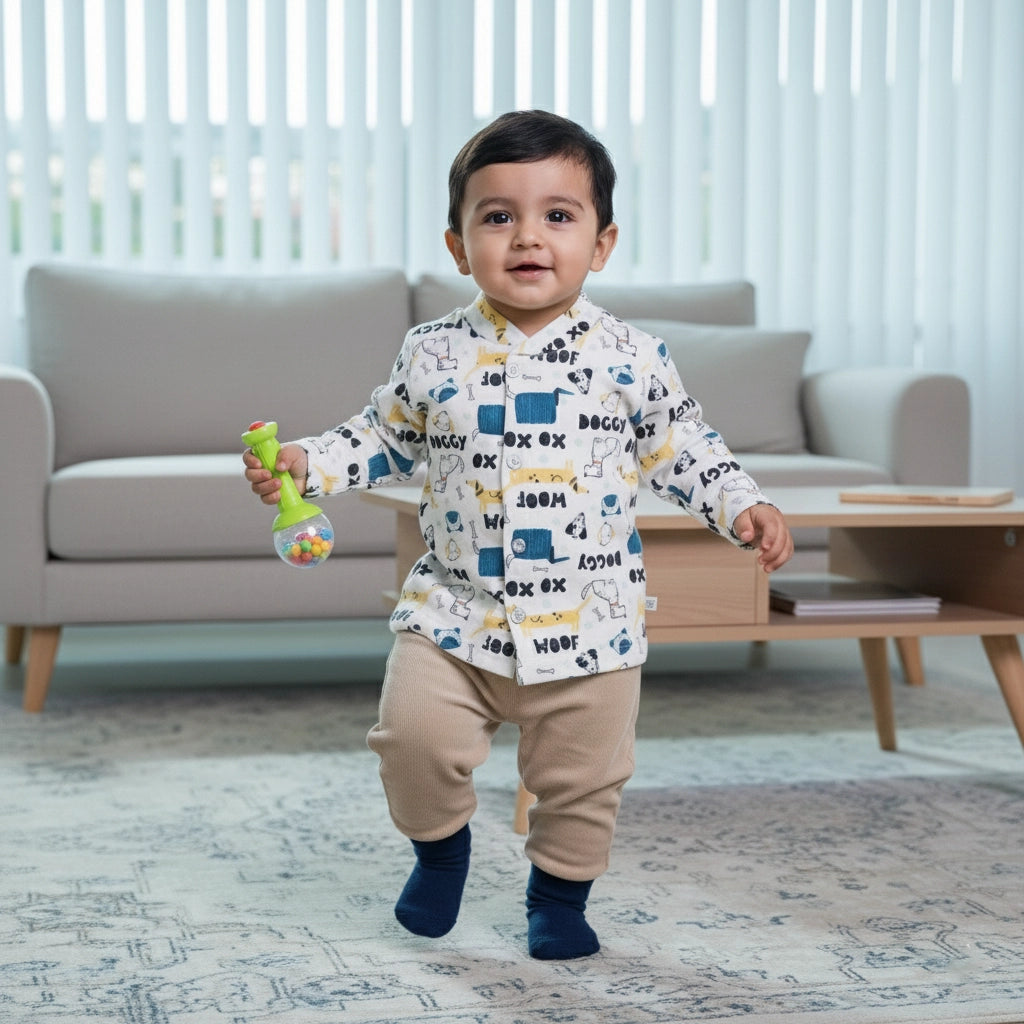 Doggy Print Top & Pants | Ages 9M-24M