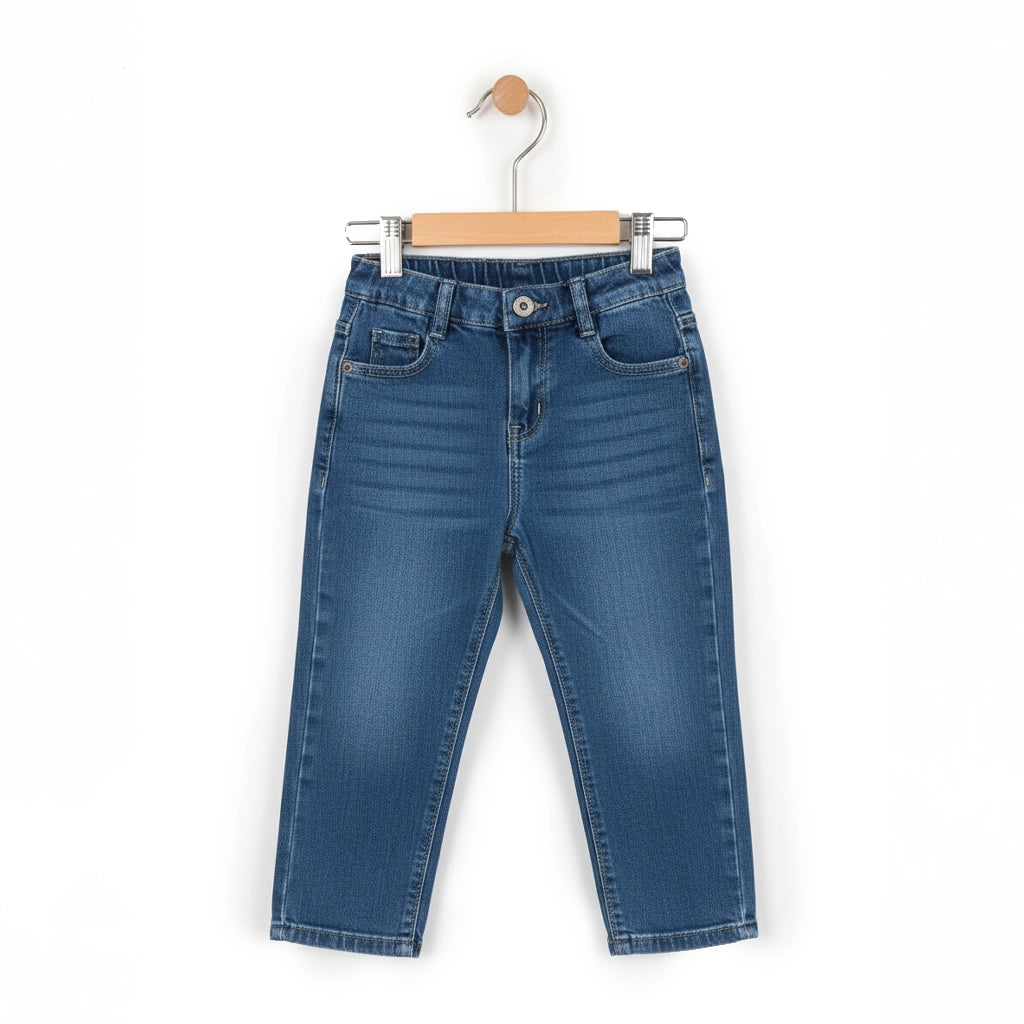 Girls Mom-Fit Jeans | Ages 1–9 Years