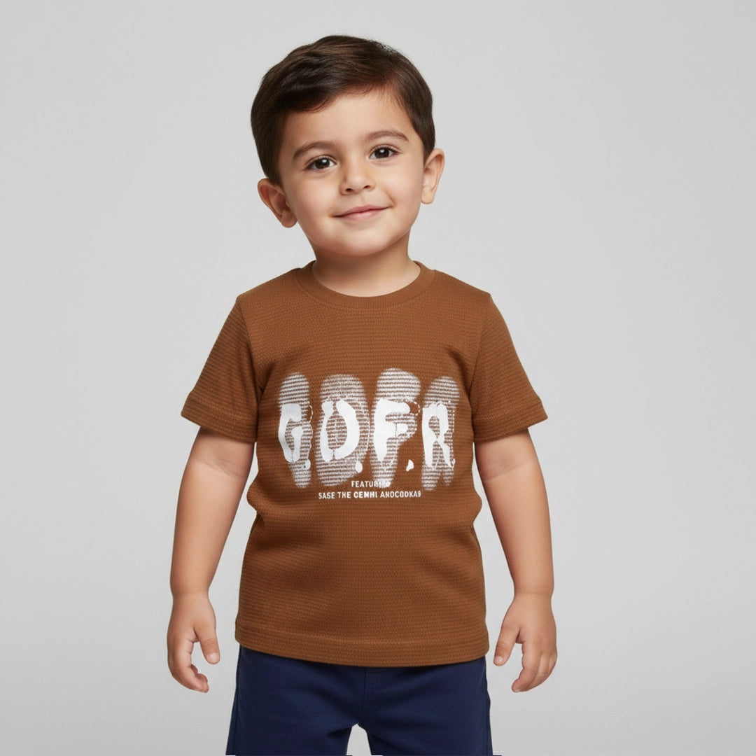 تيشيرت قطن Gofer | من عمر سنتين لـ 7 سنوات
