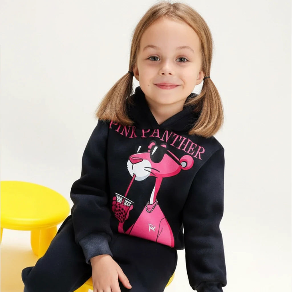 Pink Panther Hoodie & Pants Set | Ages 4Y-9Y