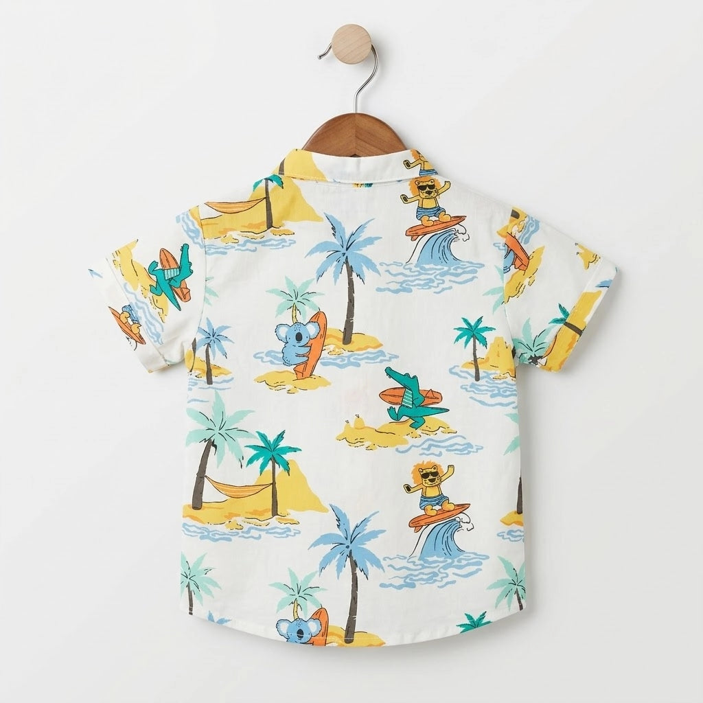 Surf Safari Baby Shirt | Ages 6-9M
