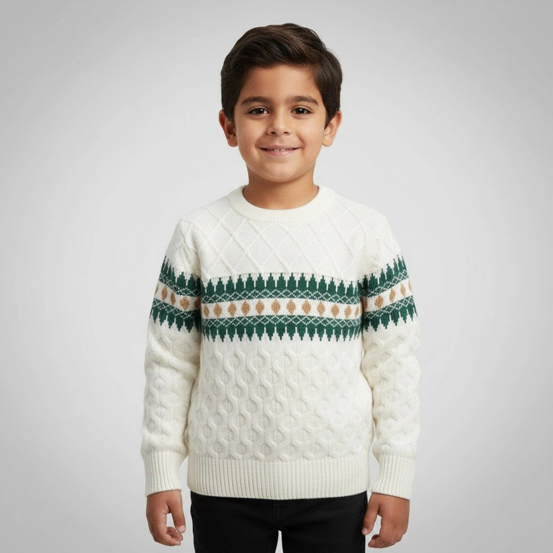 Alpine Pines Pullover | Ages 2Y–8Y