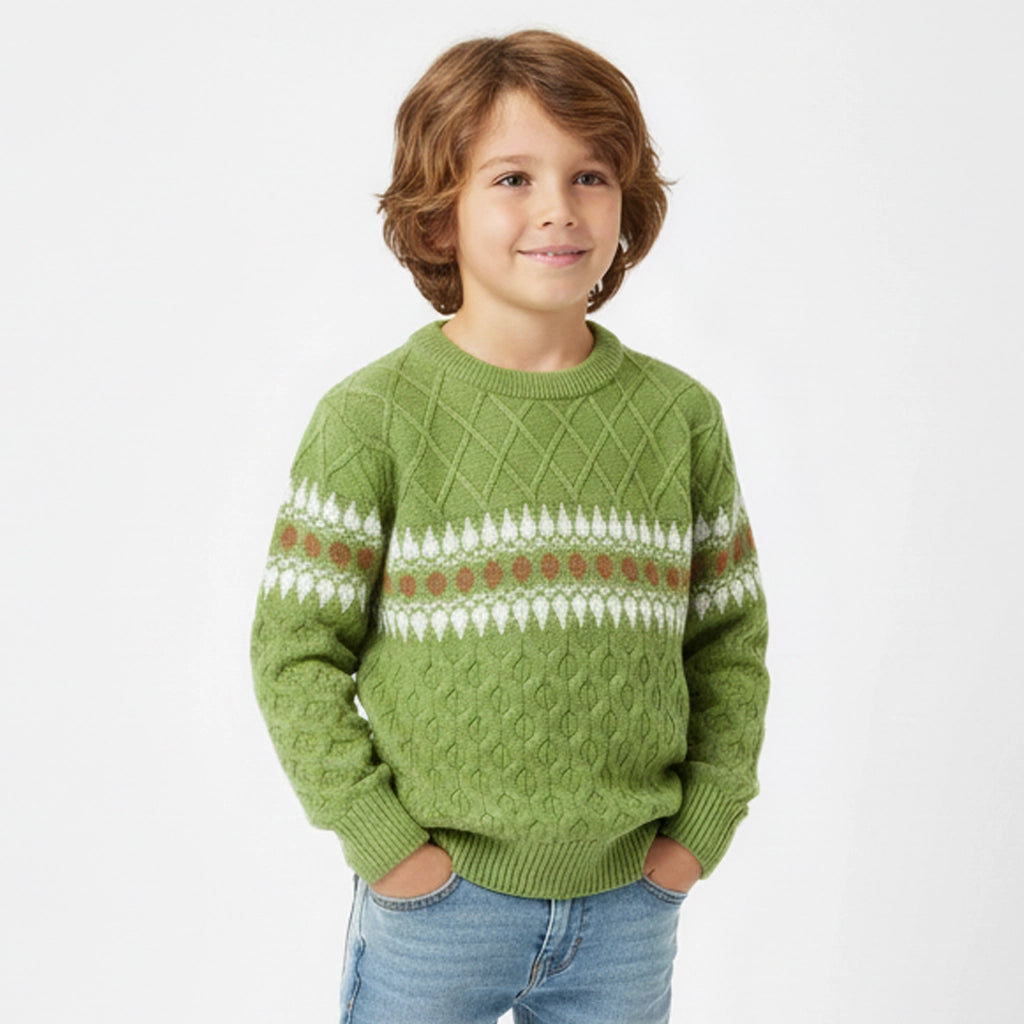 Alpine Pines Pullover | Ages 2Y–8Y
