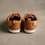 Pebbled Faux-Leather Trainers | Ages 6M–18M