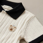Ribbed Polo Set | Ages 1Y–4Y