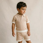 Ribbed Polo Set | Ages 1Y–4Y
