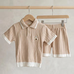 Ribbed Polo Set | Ages 1Y–4Y