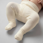 Terry-Lined Baby Footed Tights | Ages 0M–6M