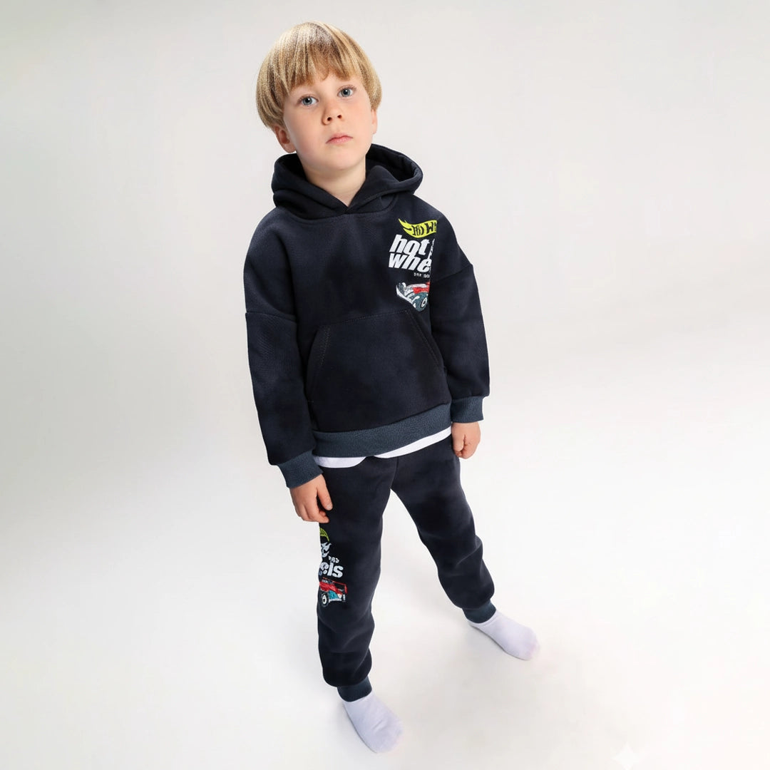 Hot Wheels Hoodie & Jogger Set | Ages 2Y–5Y