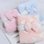 Baby Glow-in-the-Dark Swaddle Blanket with Bow | Newborn