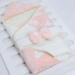 Baby Glow-in-the-Dark Swaddle Blanket with Bow | Newborn