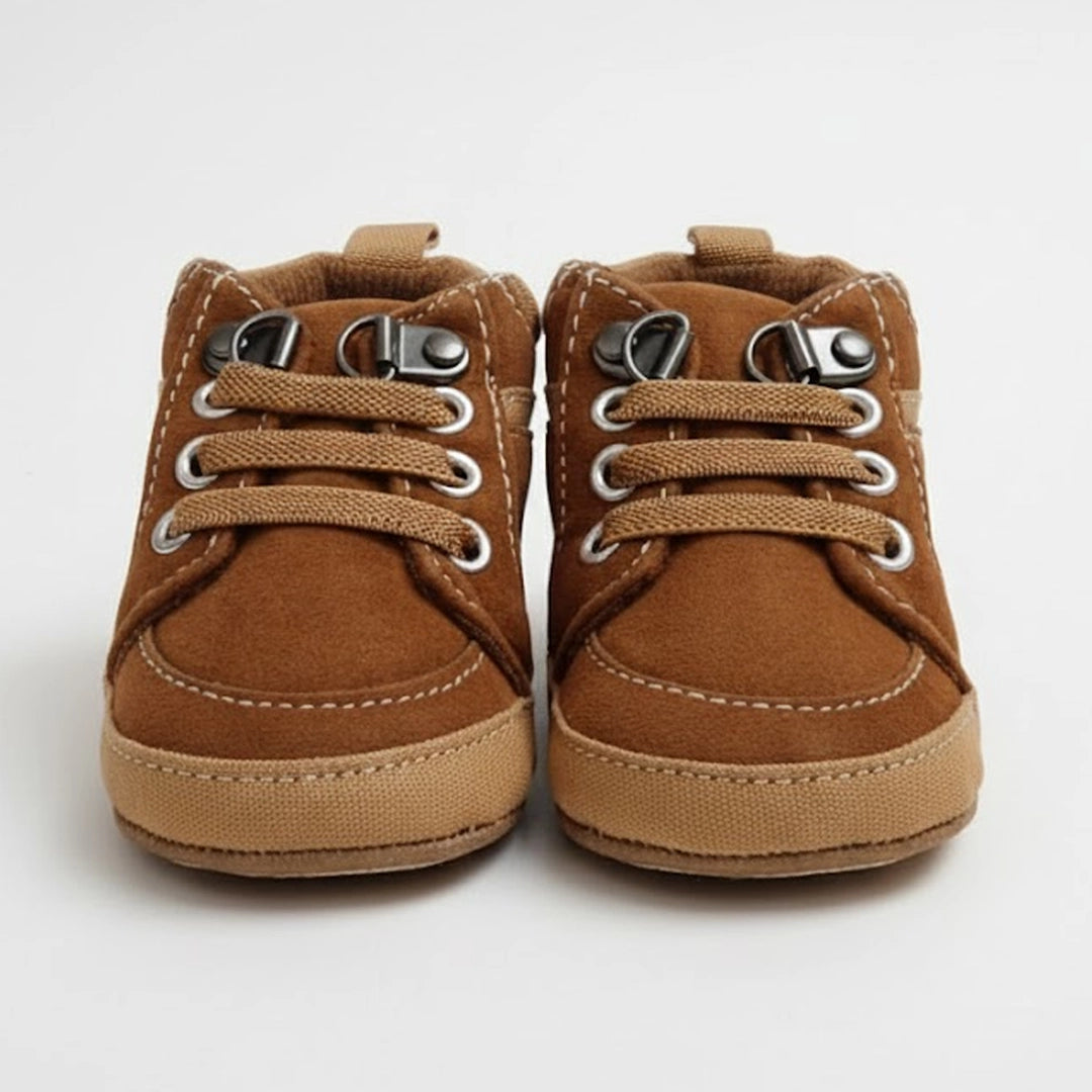 Classic Soft Sole Baby Shoes – Warm Brown | 0M–18M