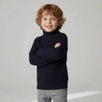 Classic Cable-Knit Turtleneck Pullover | Ages 2Y-6Y