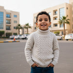 Classic Cable-Knit Turtleneck Pullover | Ages 2Y-6Y