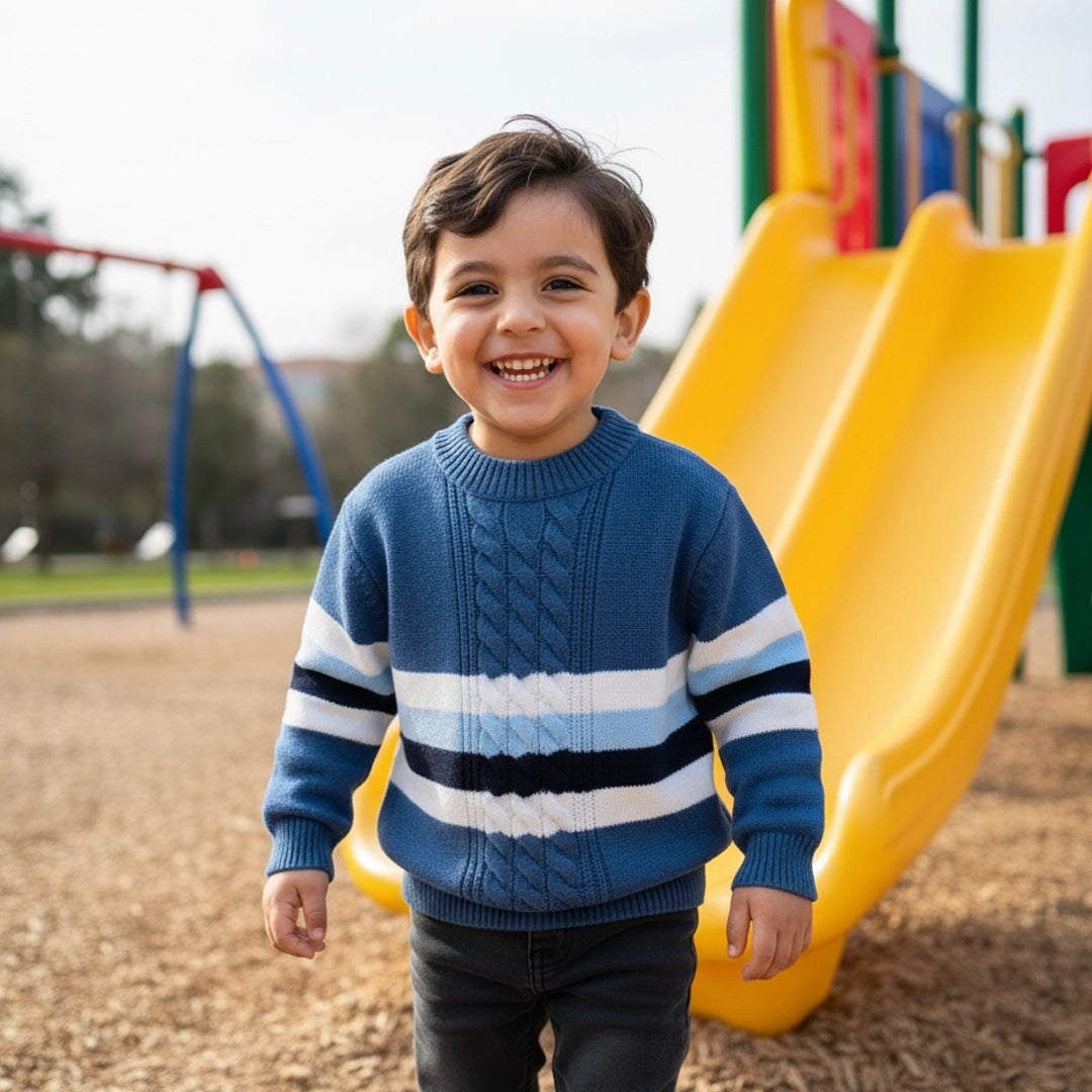 Coastal Stripe Pullover | Ages 2Y–6Y