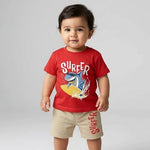 Surfer Shark Pajama | Ages 9M-24M
