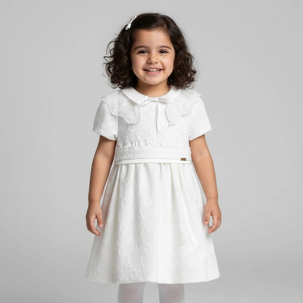 Heirloom Lace Collar Dress Set | Ages 3M–36M