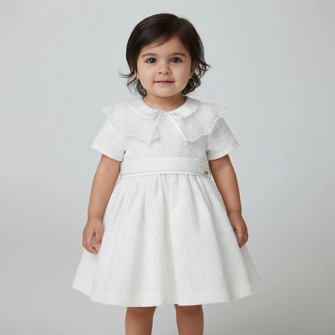 Heirloom Lace Collar Dress Set | Ages 3M–36M