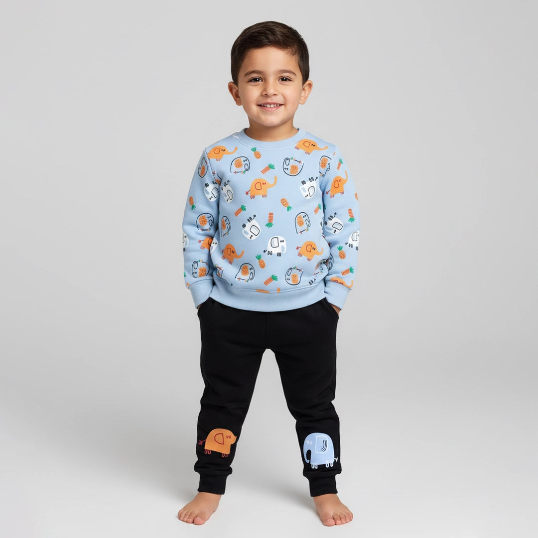 Elephant Friends Outfit Set | Boys 2–5 Years