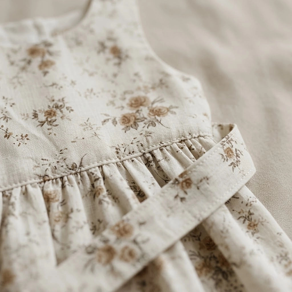 فستان “Golden Bloom” مزهر للبنات | من 3 لـ 6 سنين