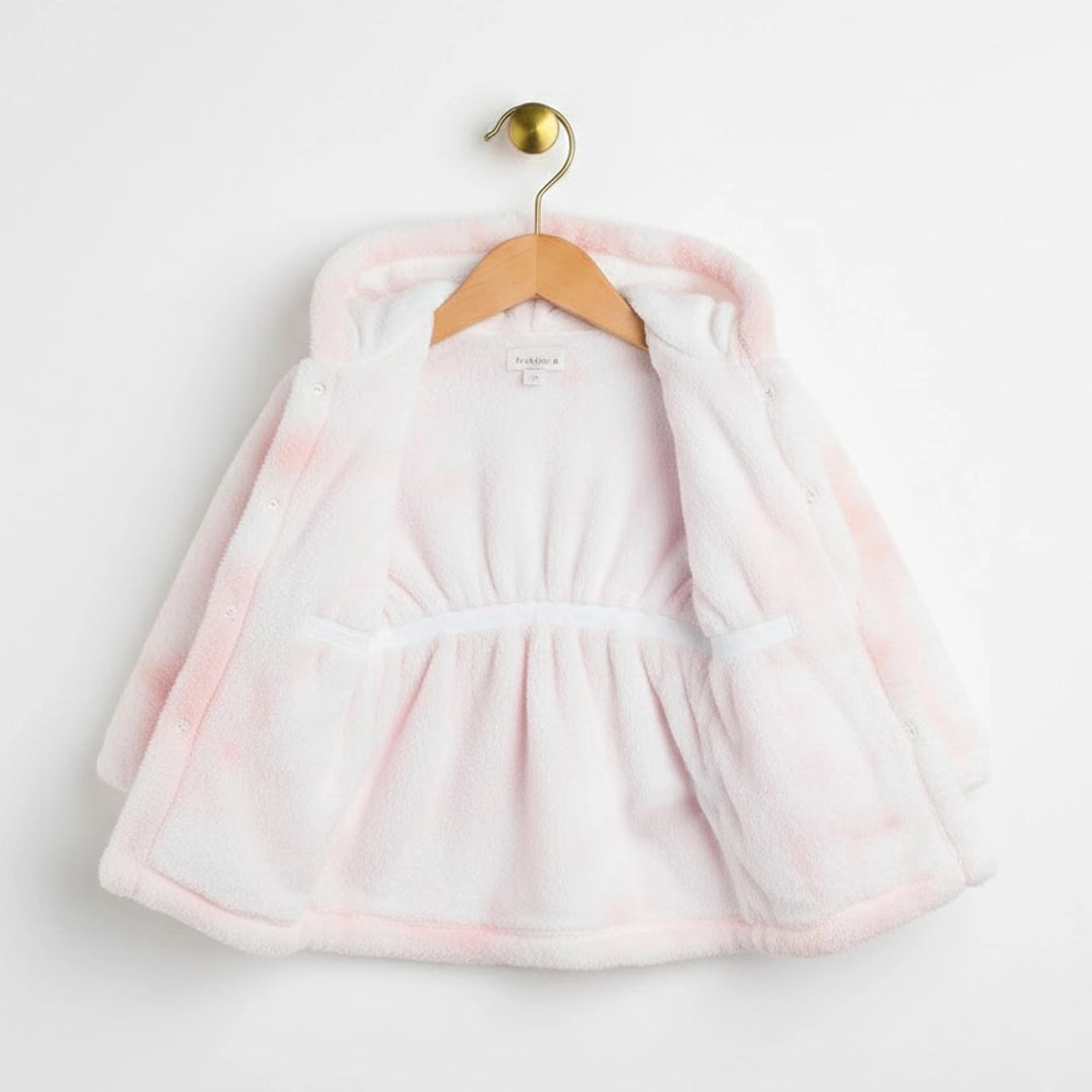 Blush Cloud Teddy Jacket | Ages 0M–36M