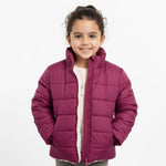 Puffer Jacket with Faux Fur Lining | 4Y–10Y